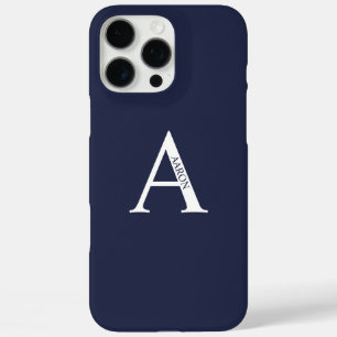 Coques iPhone 16 Pro Max Monogramme et nom personnalisés