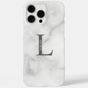 Coques iPhone 16 Pro Max Monogramme et nom personnalisés