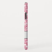 Coques Case-Mate iPhone Monogramme Étincelles Blanches Et Parties scintill (Dos/Droite)