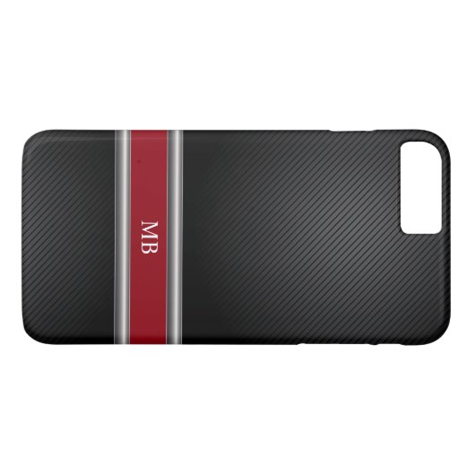 Coques Case-Mate iPhone Monogramme exécutif professionnel (Dos (Horizontal))