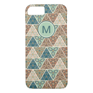 Coques Pour iPhone Monogramme  Extérieur Geo Step  Motif géométrique