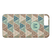 Coques Case-Mate iPhone Monogramme| Extérieur Geo Step| Motif géométrique (Dos (Horizontal))