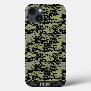 Coques Pour iPhone Monogramme fait sur commande de Didgital Camo