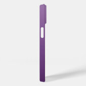 Coques Case-Mate iPhone Monogramme Féminin Coeur Violet Simple Moderne Chi (Verso / Droite)