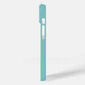 Coques Case-Mate iPhone Monogramme Féminin Vert Menthe Cœur Simple Moderne (Verso / Gauche)
