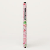Coques Case-Mate iPhone Monogramme Fleur de Pommier Rose (Dos/Gauche)