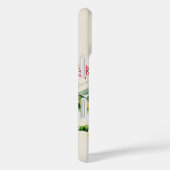 Coques Case-Mate iPhone Monogramme Fleur sauvage aquarelle (Verso / Droite)