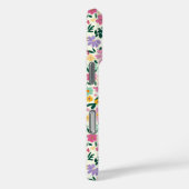 Coques Case-Mate iPhone Monogramme Fleurs Ditsy Violettes (Verso / Droite)