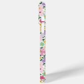 Coques Case-Mate iPhone Monogramme Fleurs Ditsy Violettes (Verso / Gauche)