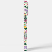 Coques Case-Mate iPhone Monogramme Fleurs Ditsy Violettes (Verso / Droite)