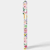 Coques Case-Mate iPhone Monogramme Fleurs Ditsy Violettes (Verso / Gauche)
