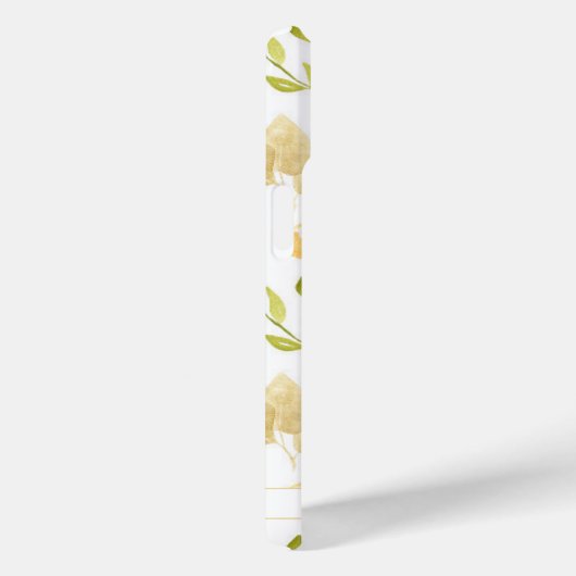 Coques Case-Mate iPhone Monogramme floral (Verso / Droite)