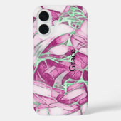 Coques Case-Mate iPhone Monogramme floral (Verso)