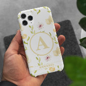 Coques Case-Mate iPhone Monogramme floral
