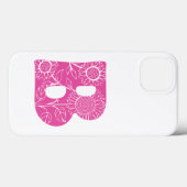 Coques Case-Mate iPhone monogramme floral B lettre majuscule (Verso (horizontal))