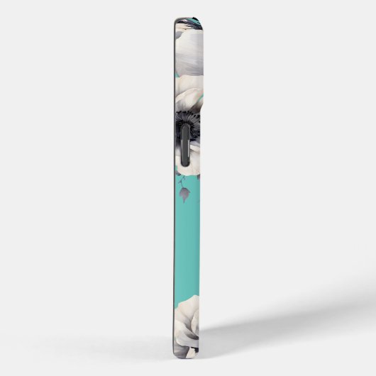 Coques Case-Mate iPhone Monogramme Floral Élégant (Verso / Droite)