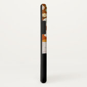 Coques Case-Mate iPhone Monogramme Floral et Texture (Dos/Droite)