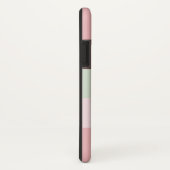 Coques Case-Mate iPhone Monogramme floral moderne couleur rose (Dos/Droite)