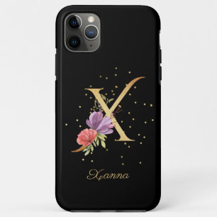 Case-Mate iPhone Case Monogramme Floral Personnaliser Nom Initiale Lettr