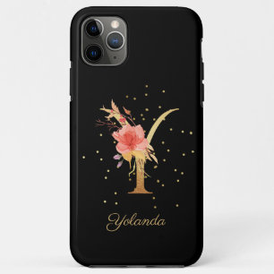 Case-Mate iPhone Case Monogramme Floral Personnaliser Nom Initiale Lettr
