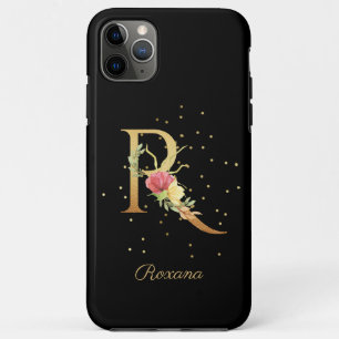 Case-Mate iPhone Case Monogramme Floral Personnaliser Nom Initiale Lettr