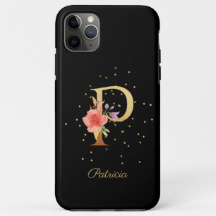 Case-Mate iPhone Case Monogramme Floral Personnaliser Nom Initiale Lettr