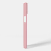 Coques Case-Mate iPhone Monogramme floral rose-rose moderne (Verso / Droite)