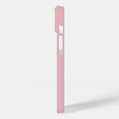 Coques Case-Mate iPhone Monogramme floral rose-rose moderne (Verso / Gauche)