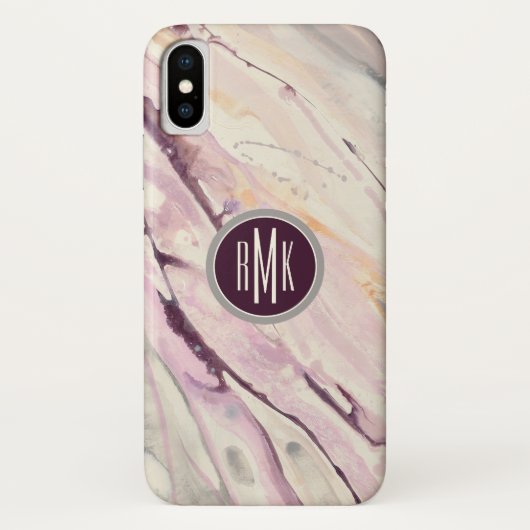 Coques Case-Mate iPhone Monogramme| Flux I (Dos)