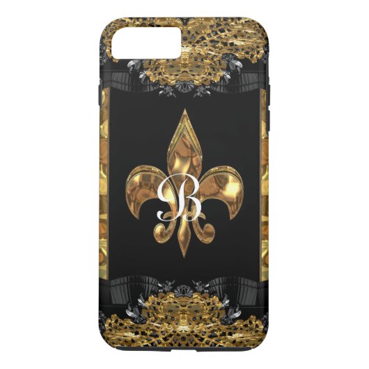 Coques Case-Mate iPhone Monogramme français de Lady Eve Fleur (Dos)