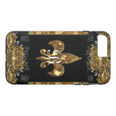 Coques Case-Mate iPhone Monogramme français de Lady Eve Fleur (Dos (Horizontal))