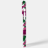 Coques Case-Mate iPhone monogramme Fuchsia (Verso / Gauche)