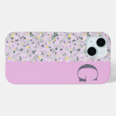 COQUES Case-Mate iPhone MONOGRAMME G LILAC PETITES FLEURS (Verso (horizontal))
