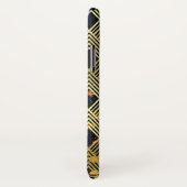 Coques Case-Mate iPhone Monogramme géométrique de motif de parties (Dos/Droite)