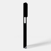Coques Case-Mate iPhone Monogrammé Géométrique Métal Noir (Verso / Droite)
