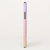 Coques Case-Mate iPhone Monogramme girly parties scintillant iridescente g (Dos/Droite)