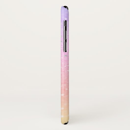 Coques Case-Mate iPhone Monogramme girly parties scintillant iridescente g (Dos/Gauche)
