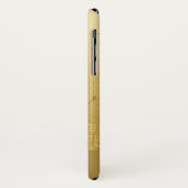 Coques Case-Mate iPhone Monogramme Gold Art déco unique (Dos/Gauche)