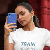 Coques Case-Mate iPhone Monogramme golf motifs bleu noir