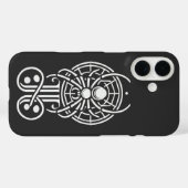 Coques Case-Mate iPhone Monogramme gothique araignée (Verso (horizontal))