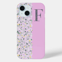 MONOGRAMME GRAND-MILIEU F LILAC PETITES FLEURS