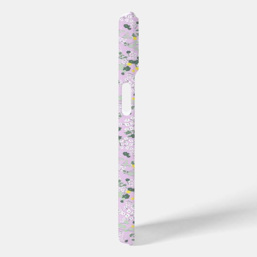 COQUES Case-Mate iPhone MONOGRAMME GRAND-MILIEU P LILAC PETITES FLEURS (Verso / Droite)