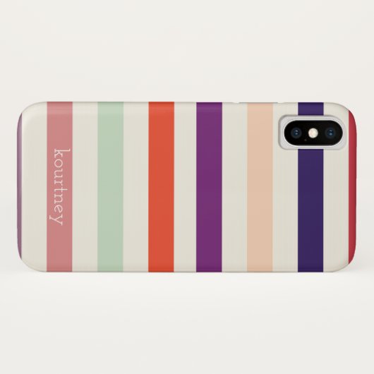 Coques Case-Mate iPhone Monogramme Gras (Dos (Horizontal))