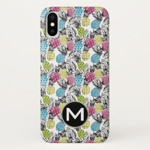 Etui iPhone Case-Mate Monogramme grunge des paumes d'ananas