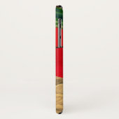 Coques Case-Mate iPhone Monogramme Holly Feuille et Red Bow (Dos/Gauche)