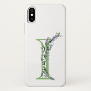 Case-Mate iPhone Case Monogramme I Lavande Eucalyptus