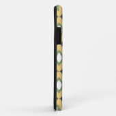 Coques Case-Mate iPhone Monogramme Ikat Diamonds Motif Sage Jaune (Dos/Droite)