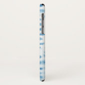 Coques Case-Mate iPhone Monogramme | Impression de l'aquarelle Indigio (Dos/Gauche)