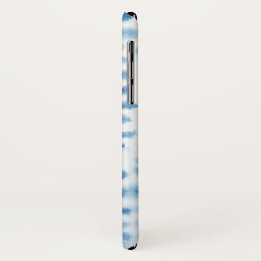 Coques Case-Mate iPhone Monogramme | Impression de l'aquarelle Indigio (Dos/Gauche)