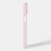 Coques Case-Mate iPhone Monogramme initial Blush rose moderne (Verso / Droite)